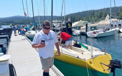 Catching up with sailor Andy Schwenk & our first splash of the summer